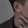 Vintage Fashion Charm Punk Oorbel voor Mannen Afneembare Dubbele Doeleinden Stud Oorbel Prong Oor Punk Feest Heren Sieraden