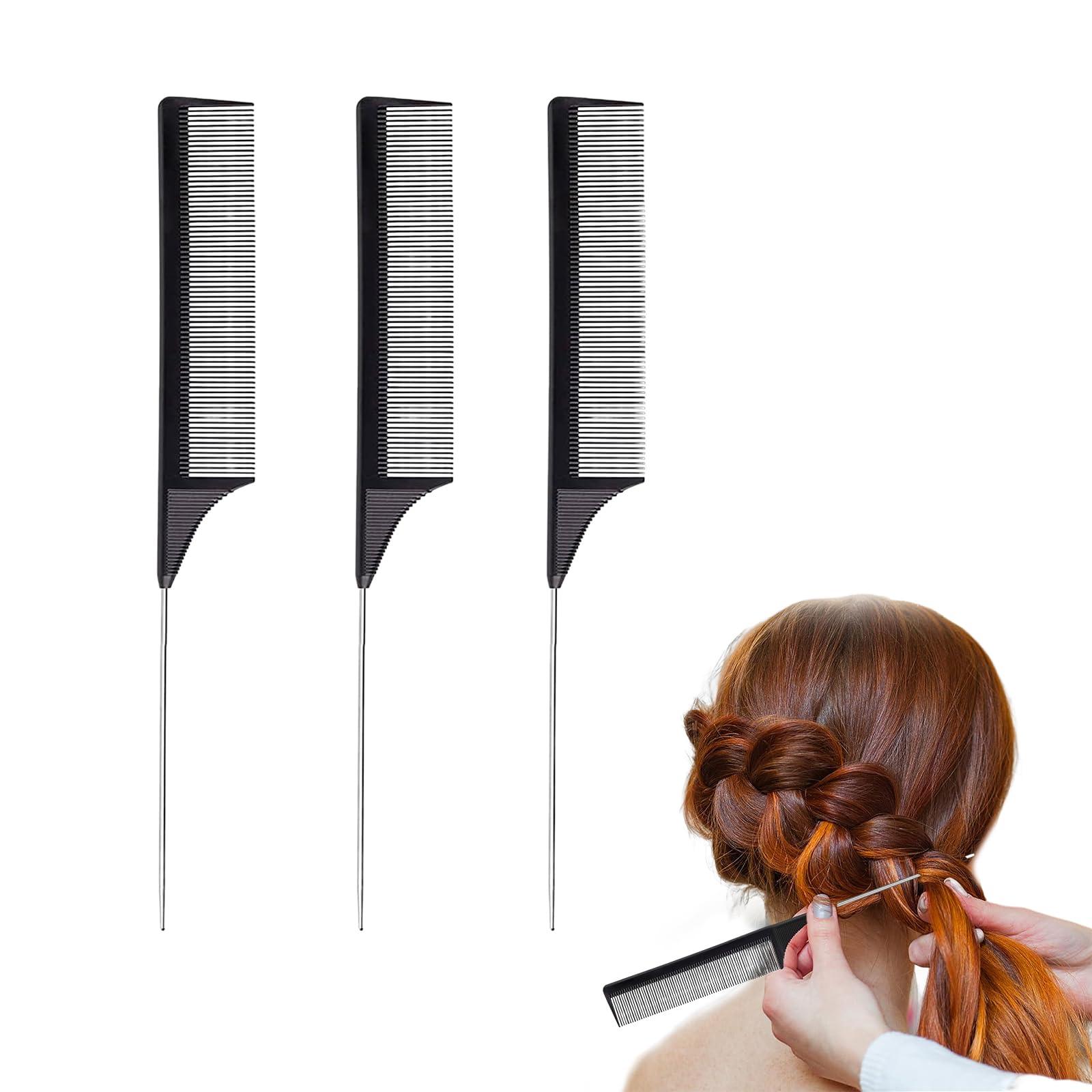 

Doyime Расческа красоты для стрижки волос, укладки волос, премиум, парикмахерская, профессиональная, парикмахерское искусство, унисекс (Набор 3) - Инструмент, Расческа, Расческа, Расческа,