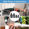4 pcs Socket Convertor Adapter Set Not Easy to Corrode Good Toughness Tool Suitable for Machinery Industry