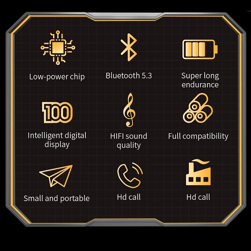 Căști Bluetooth cu adevărat fără fir Căști Hifi de calitate a sunetului cu apel HD, control tactil, carcasă de încărcare, mini căști intraauriculare pentru jocuri