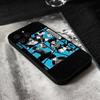 Anime BLUE LOCK Handyhülle Für IPhone 17,16,15,14,13,12,11 Plus,Pro,Max,XR,XS,X,7,8 Plus,Mini Schwarzes Silikon Weich