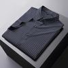 Men's Plus Size Ice Silk Short Sleeve Non-Iron Shirt