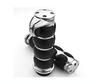 TASWK 1 Motorcycle Aluminum Chrome Handlebar Grips End Grips for Harley Davidson Honda Yamaha Kawasaki Inch/25mm