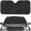Talayituse Funny Family Dogs Print Windshield Sunshade for Car SUV Truck Foldable Uv Ray Reflector Front Window Sun Shade Visor Shield Cover