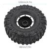 4PCS 1/10 Remote Control Car Hub Tire Set for Traxxas Trx4/HSP/Tamiya Axial SCX10 D90