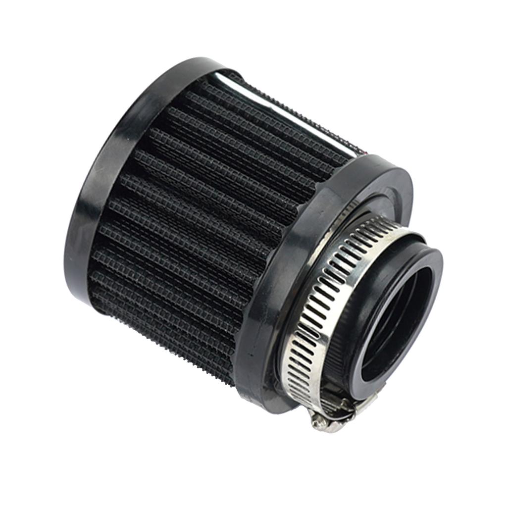 35mm Universal Motorcycle Cold Air Filter for ATV Dirt Pit Bike Scooter Moped Washable 1.37inch Mini High Flow Air Intake Filter
