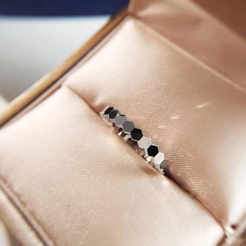 925 Silver Vintage Geometric Shape Zircon Rings For Women Gift Match Daily Party High Quality Fine Jewelry Accessories