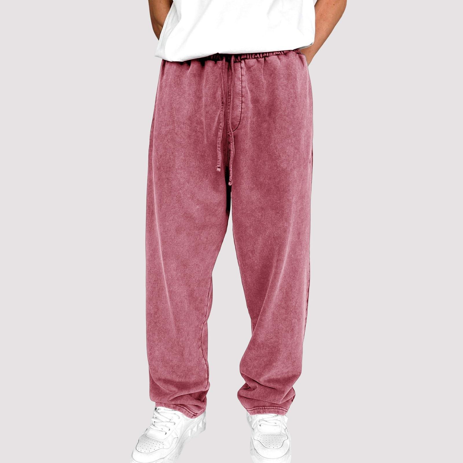 

Мужские повседневные рабочие брюки с эффектом потертости, на кулиске, с множеством карманов, прямого кроя XXXL