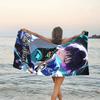 1pc Genshin Impact4 Beach Towel with Custom Name, Beach/Swimming/Bath/Picnic/Camping Towel, Suitable for Seaside Beaches