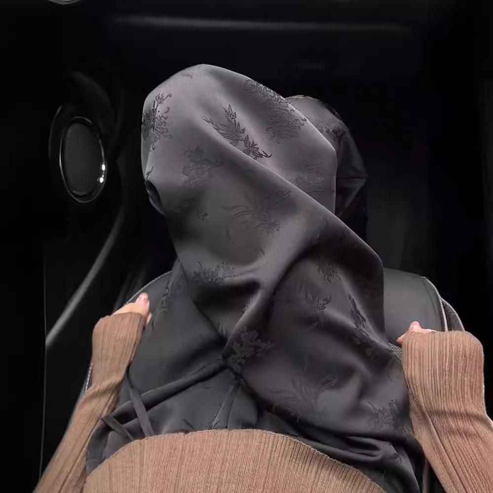 

Straight Wide-leg Pants Women s Spring Retro Jacquard Light National Style Temperament Casual Long Pants 2XL чёрный