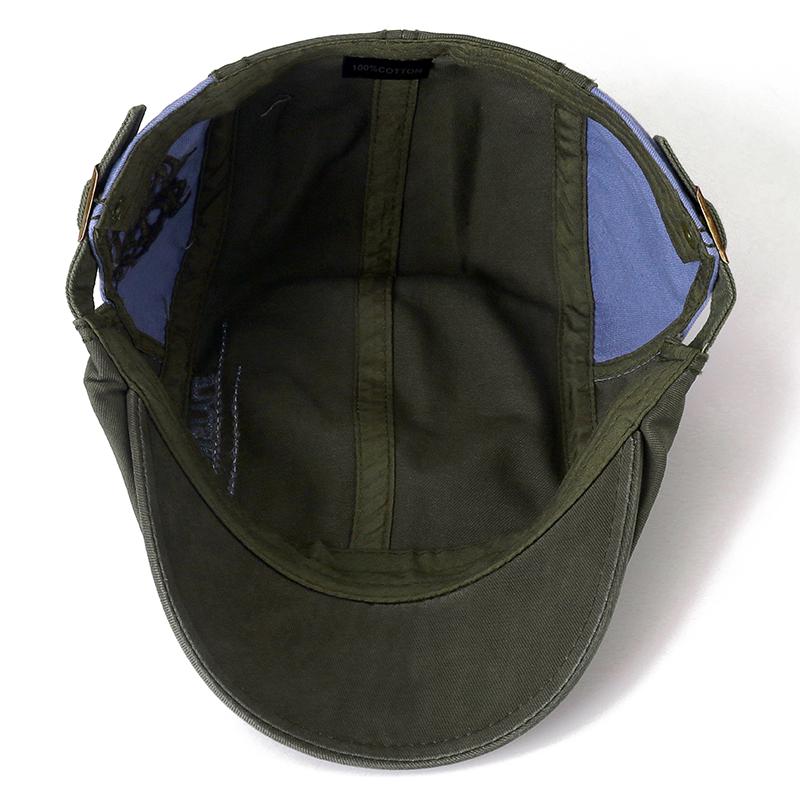 New Summer Outdoor Sports Cotton Berets Caps For Men & Women Casual Peaked Caps Skull Design Berets Hats