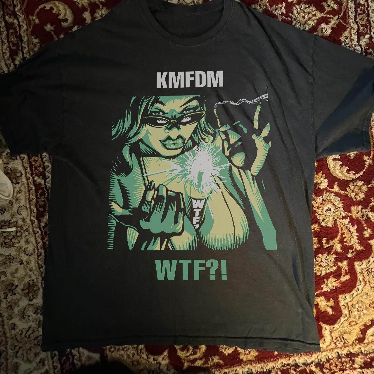 

26 KMFDM Band Music Tour Black T-Shirt Cotton All Size Unisex FM17 Unisex T-Shirt XXXXL