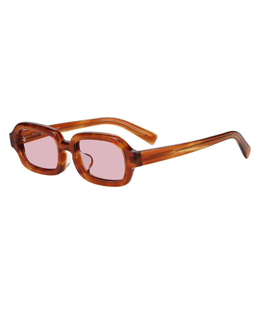 CUT TREND SUNGLASSES Sunglasses Colored Thick UV UV For For Unisex [Zoff] SUNCUTGlasses/UV100% Wellington-style (Brown (Demi Pattern) ZH261G01_49A1)