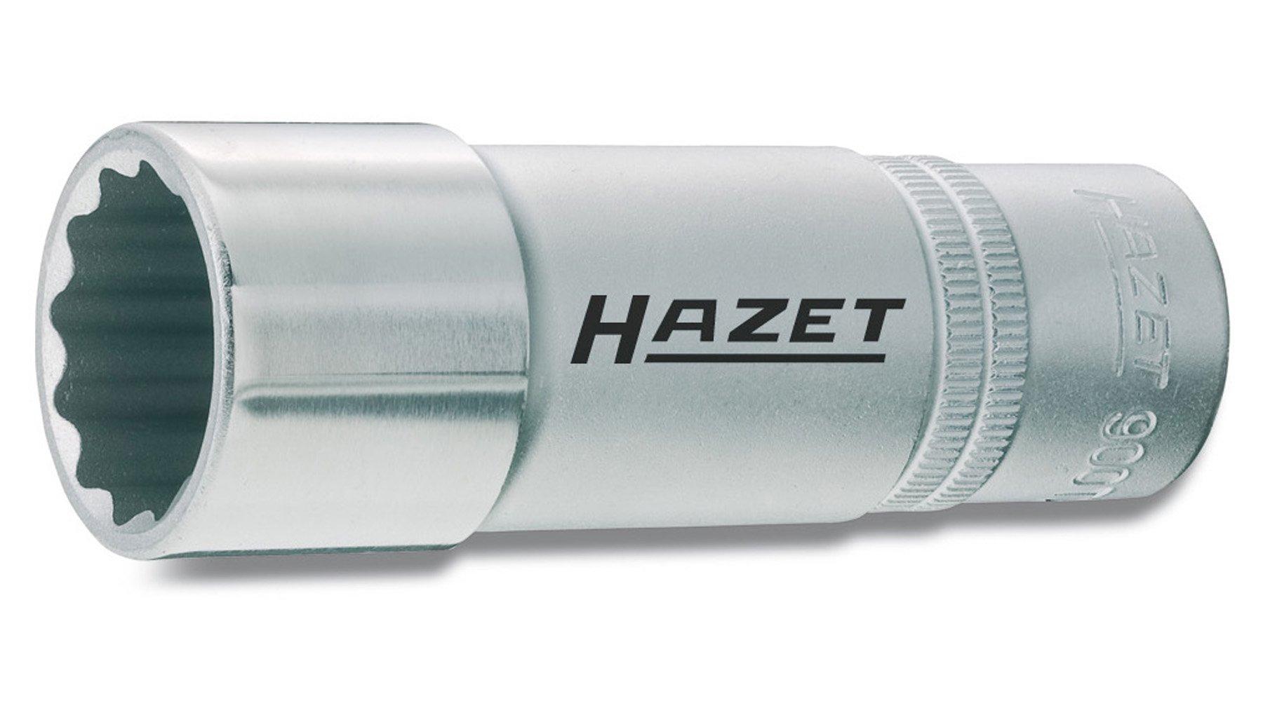 

HAZET 900TZ-27 12-Point Deep Socket, 27mm Wide x 12.7mm Drive x 85mm Overall Length, 1 Piece