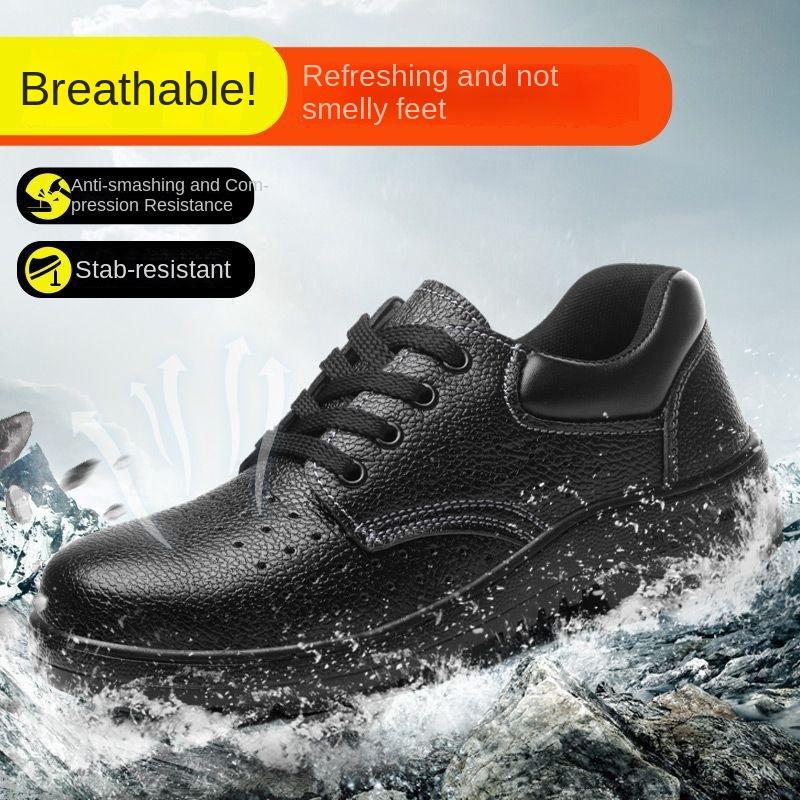 

Перфорированная дышащая, противоударная, противопрокольная, устойчивая к проколам, дезодорирующая, дышащая и противопроизводственная обувь для страхования труда 46