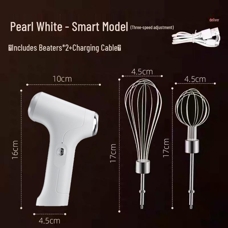 Wireless Handheld Electric Egg Beater for Cream & Egg Whites - Home Baking Gadget