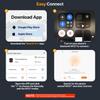 AI Translation Earbuds 144 Languages & Accents Translator Earphones 4 In 1 AI Bluetooth 5.4 Translating Headphone Support Playing Music Phone Calls