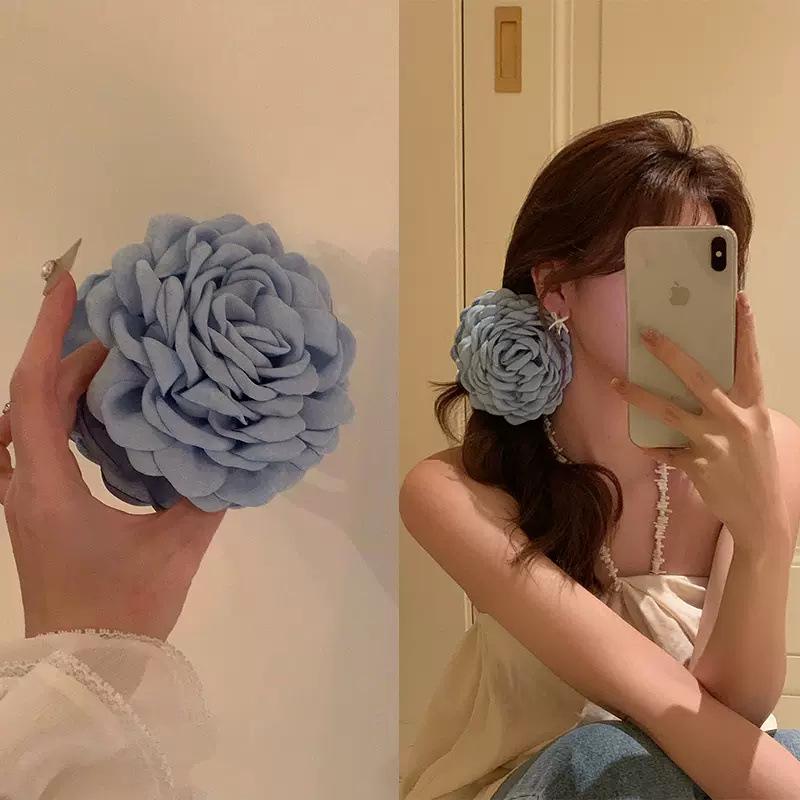 Caro Style Rose Flower Claw Clip: 2025 Trendy Hair Accessory for Women