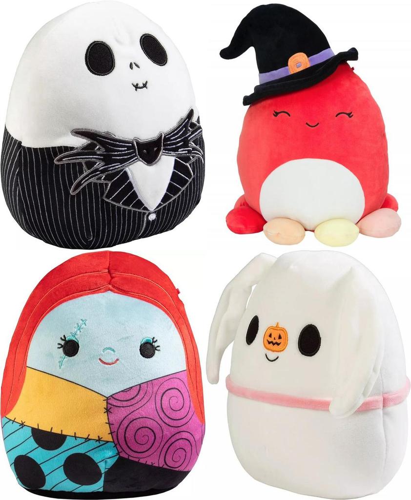 Halloween Squishmallows The Nightmare Before Christmas Jack Sally Bat Pumpkin Plush Toys