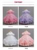 Girls' One-Shoulder Princess Dress with Mesh Puff Skirt – Formal Flower Girl Birthday Dance Costume