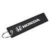 Canvas Car Logo Keychain Keyring Pendant For Honda Civic Xrv CRV City Accord Fit Jazz Insight Pilot Odyssey Passport Shuttle HRV EB1