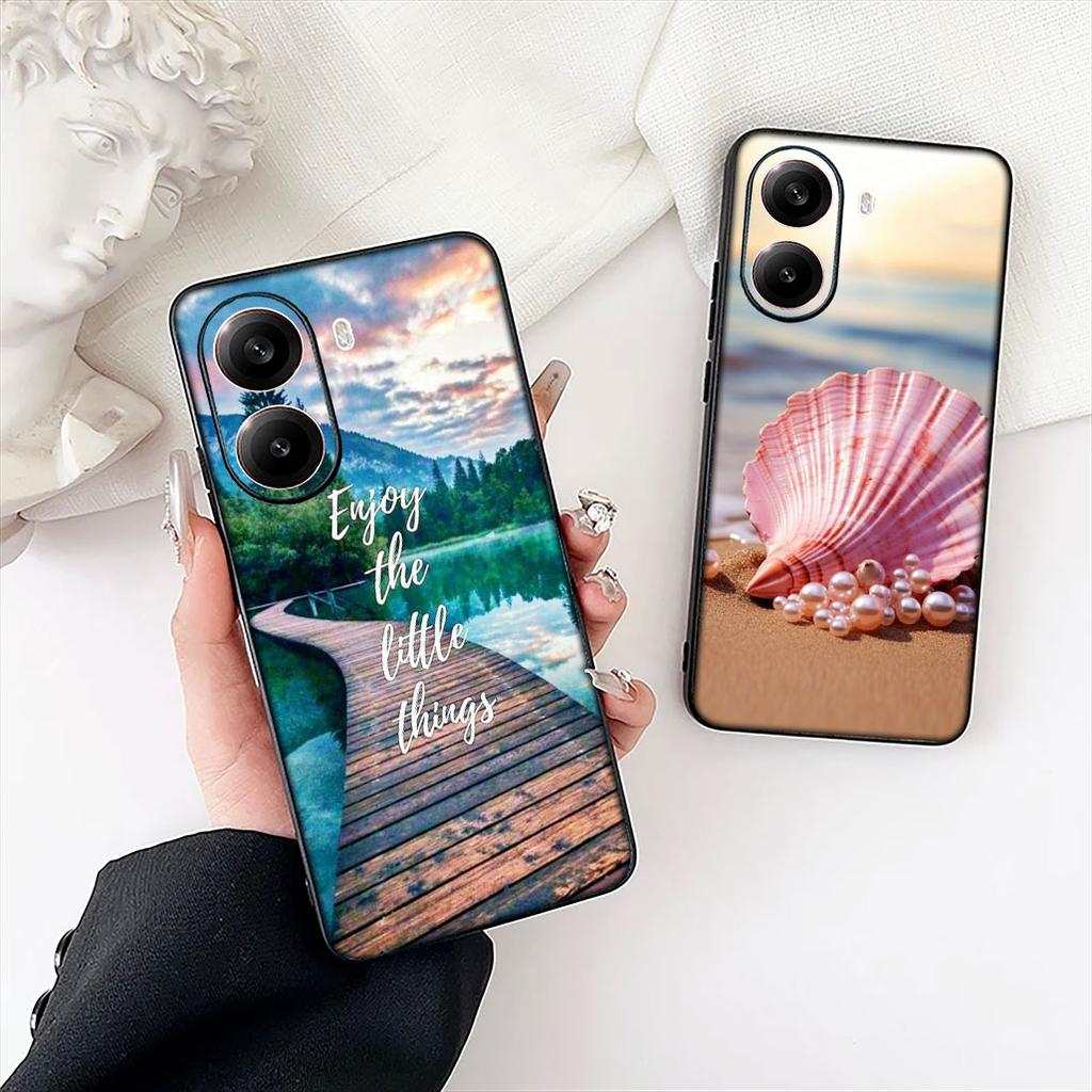 Mountain Sea Beach Travel Shell Starfish Star Case for Apple iPhone 12 13 Mini XS 11 Pro Max 7 8 Plus + XR 8+ X SE 2020 SE3
