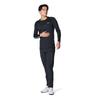 Under Armour UA HeatGear Priliehavé Nové Dlhý Rukáv Okrúhly Výstrih Tričko Golf Čierna Modrá Sivá M Pánske