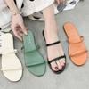 New Arrivals Open Run Pardi Women Minimal Flat Strap Slipper Sandal