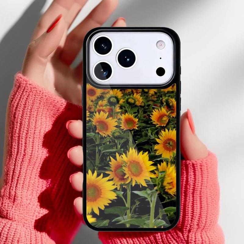 Sunflowers Forever Phone Case for iPhone 17 Air 16e 15 14 13 Pro Max Back Cover for 12 11 Pro Coque