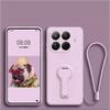 Flüssigsilikon Vollkamera Stoßfest Ständer Hülle für Xiaomi 17T Pro 15T Pro 17 Pro Max 17 Ultra Anti-Verlust Lanyard Hülle