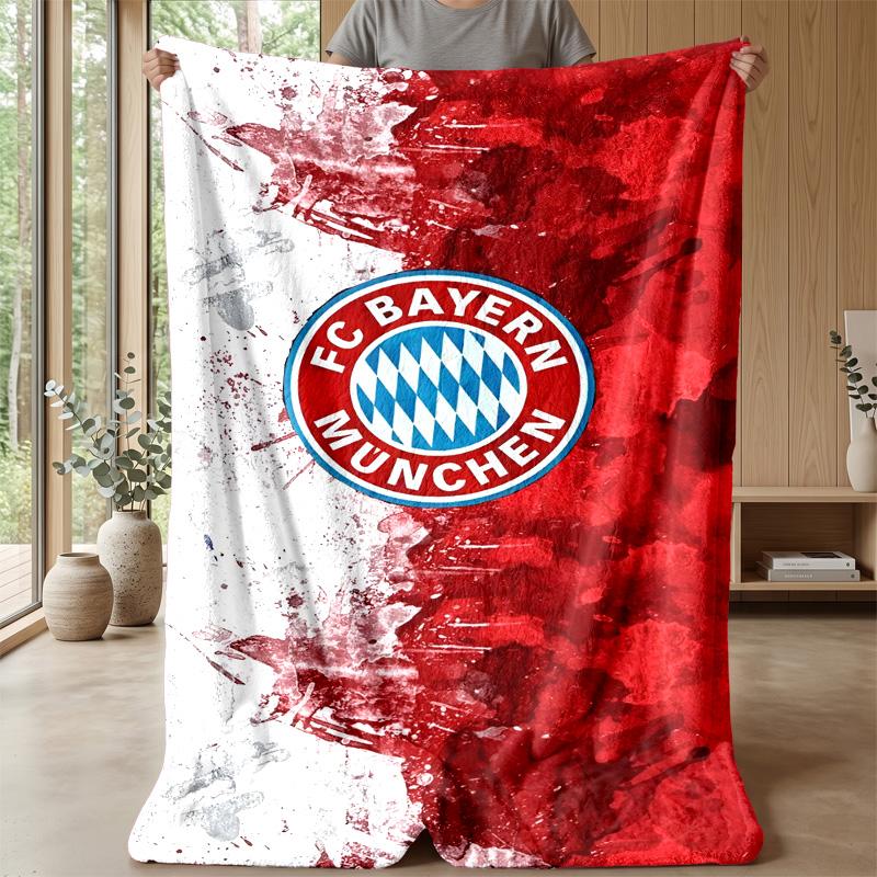 Bayern Munich Theme blanket Soft Flannel Fleece Blanket Warm Lightweight Throw Blanket for Home Sofa Bed