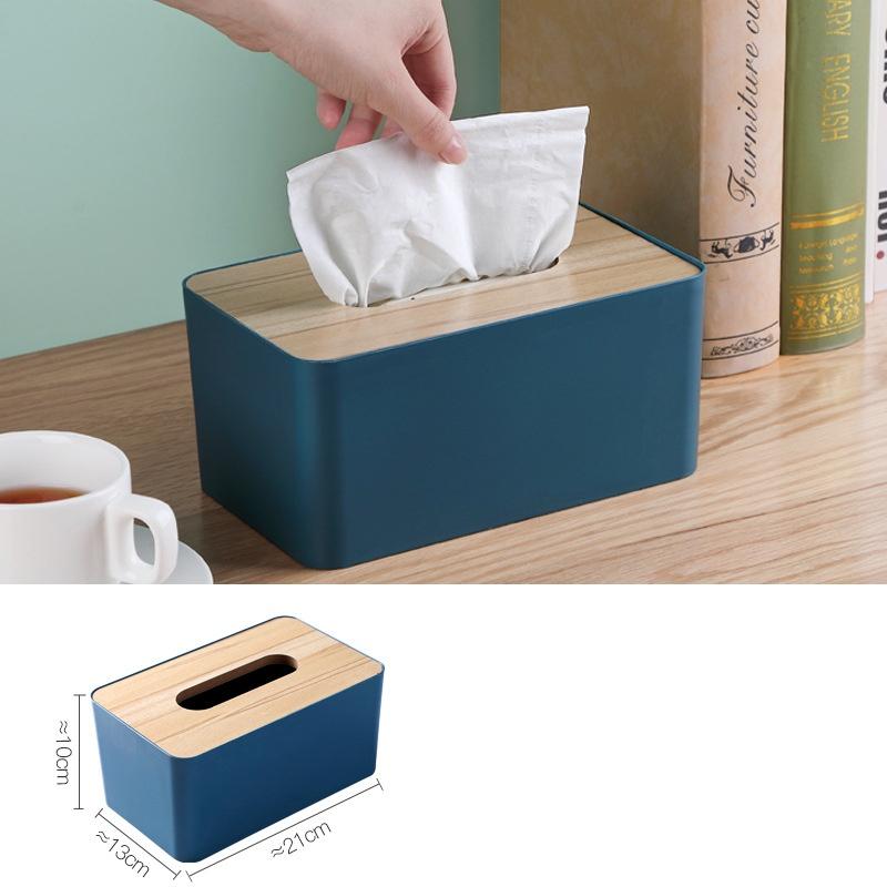 Desktop Tissue Box Pumping Paper Storage Box Home Living Room Dining Room Coffee Table Nordic Simple Multifunctional Creative Pumping Box