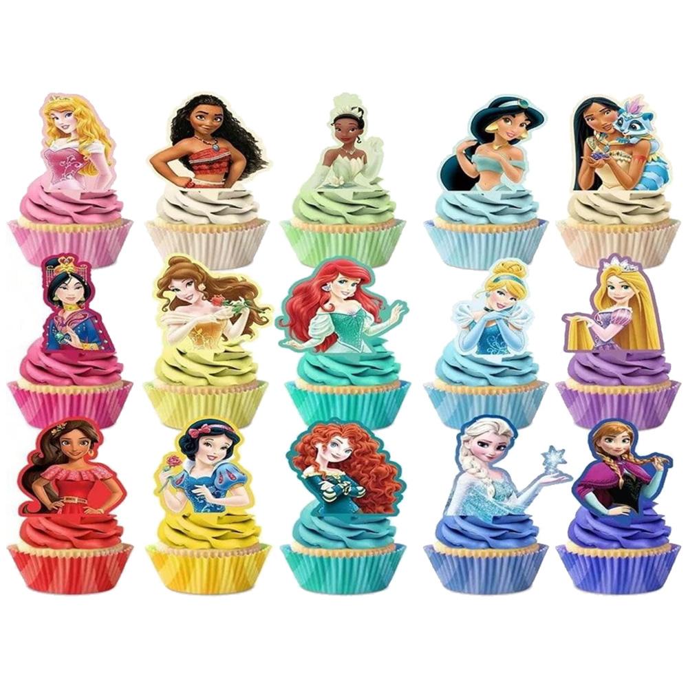 Princess Anime Keychains Stickers Stamps Cosplay Masks Photo Booth Props Gifts for Guests Kids Party Favors Baby Showers
