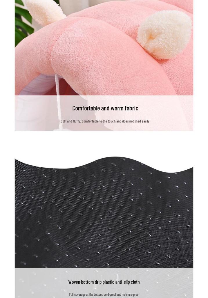 Style Automne/Hiver Lit et Tapis Cocon Douillet pour Animaux de Compagnie Chiens et Chats