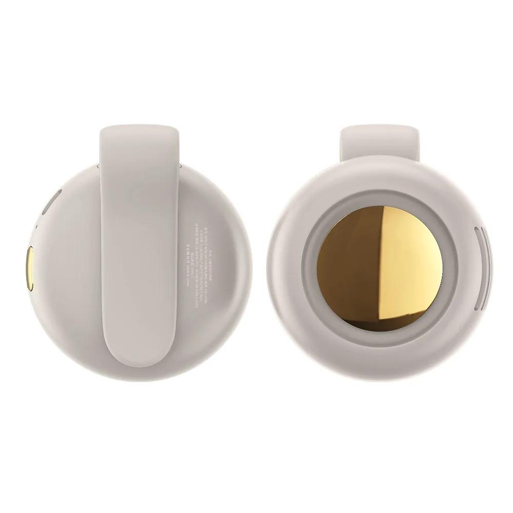 Portable Fan Mini Handheld Rechargeable Bladeless Electric Fan Clip Waist Fan Suitable for Outdoor Ventilation Desktop Small Fan