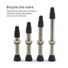 Brass Valve Stem Rustproof Waterproof Bikes Air Nozzle Wear-resistant Removable Valves Caps Cycling Accessories