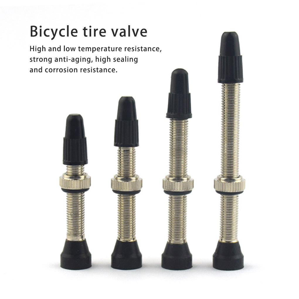 Brass Valve Stem Rustproof Waterproof Bikes Air Nozzle Wear-resistant Removable Valves Caps Cycling Accessories