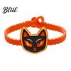 Adjustable Halloween Bracelets 2PCS Cartoon Bracelets Ghost/Pumpkin/Black Cat/Skull/Witch/Little Devil Shape Cute Witch And Skeleton Wristbands Soft