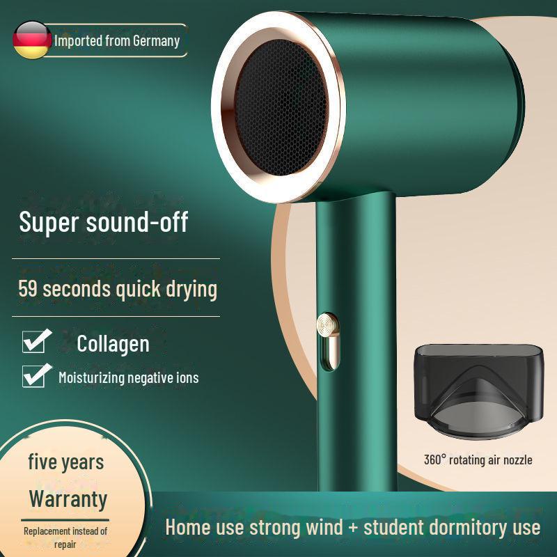 Celebrity Hair Dryer: Powerful Wind, Blue Light, Hot/Cold Dual Temp, Ideal for Home & Student Use