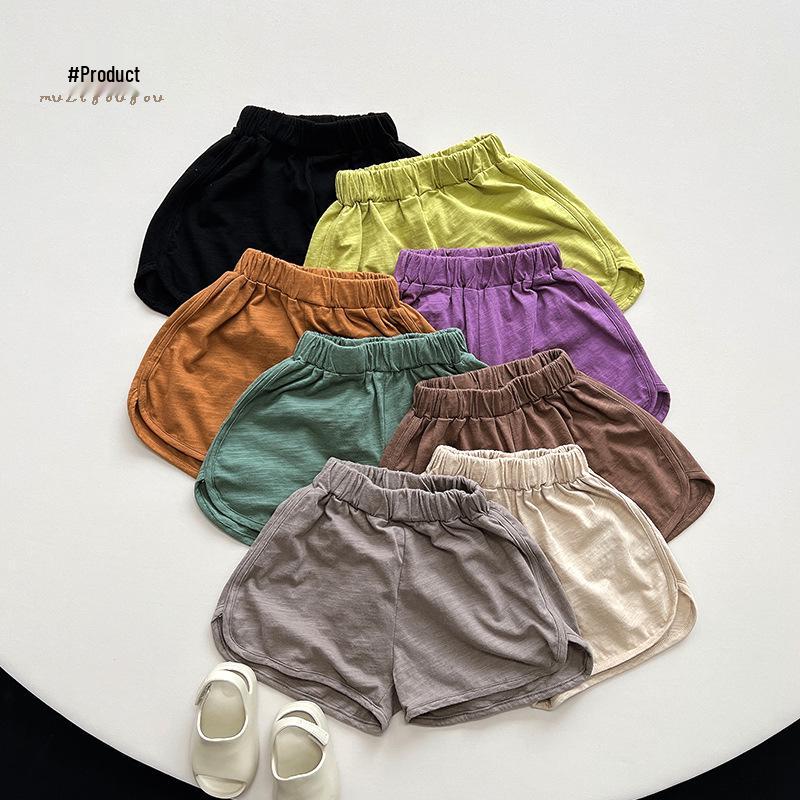 

Trendy Bamboo-Cotton Summer Shorts for Kids - Unisex, 8 Colors, Korean Style 90 cm