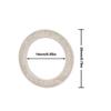 50PCS 304 Stainless Steel Bike Pedal Washers Silver Pedal Gasket Replacement  9/16 Inch Pedals
