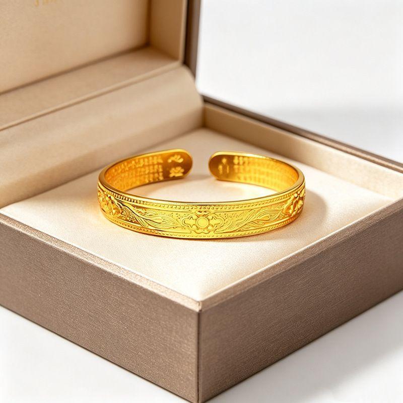 Ancient dragon and phoenix chengxiang bracelet women's high-end sense fashion light luxury open bracelet niche versatile simple high-end jewelry