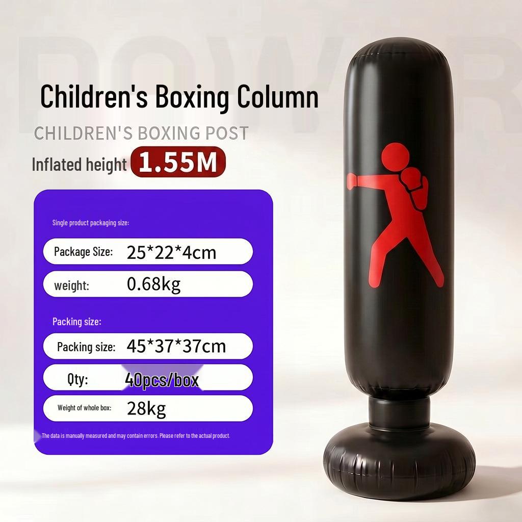 PVC Parent-Child Interactive Inflatable Boxing Tumbler Toy for Home & Outdoor Use