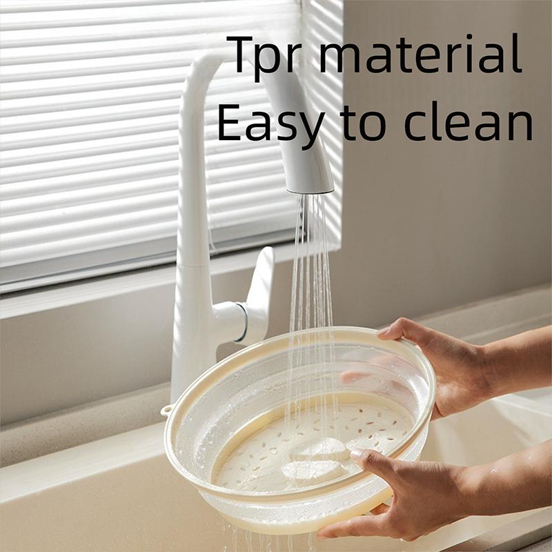 Folding Heating Covers Food Splash-Proof Microwave Cover Multi-Function Microwave Tray With Bottom Fresh-Keeping Cover Tool