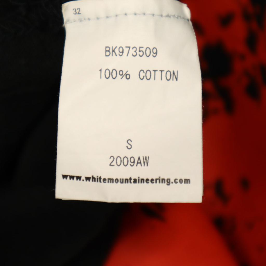 WHITE MOUNTAINEERING 2009AW made in Japan Short sleeve T-shirt S black Men's Used