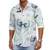 Men's Halloween Loose Fit Long Sleeve Shirt Button Down Collar Casual Retro Style Breathable Shirt for Autumn Spring Outdoor Daily Wear