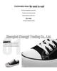 Men's Classic Black & White Low-Top Canvas Sneakers - Versatile, Casual, and Stylish Board Shoes for Spring