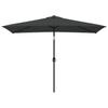 Patio Umbrellas Outdoor Parasol With Metal Pole 300X200 Cm