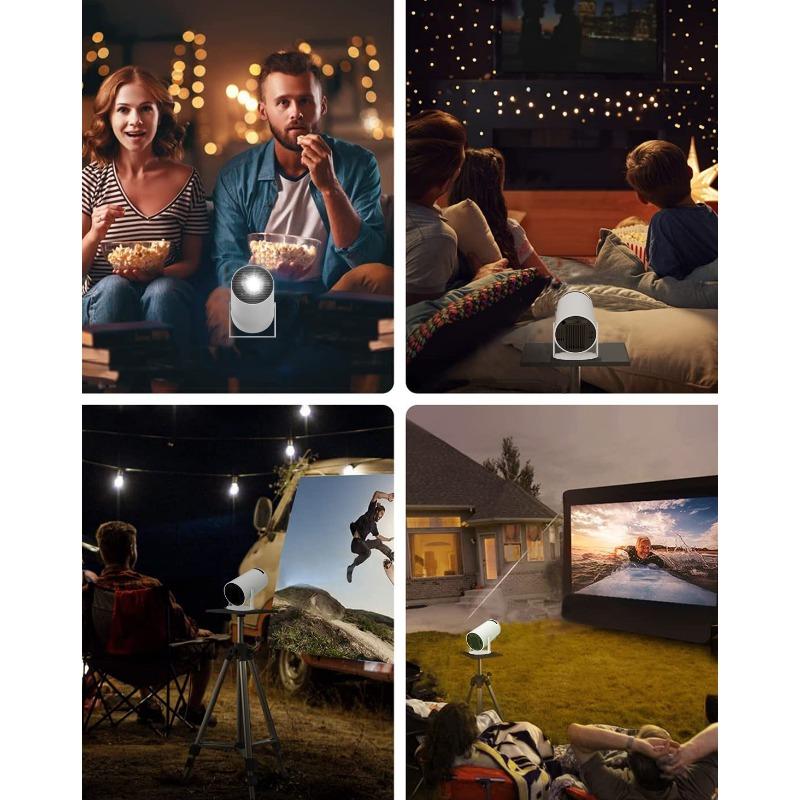 2025 New Hy300 Portable Ultra High Definition Intelligent Projector Android System 5G Home Projector