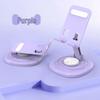 Rotating Metal Phone Stand: Foldable, Portable, and Sturdy